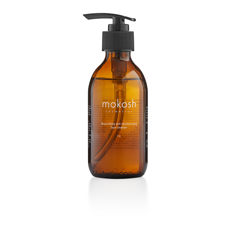 mokosh nourishing and moisturizing face cleanser fig