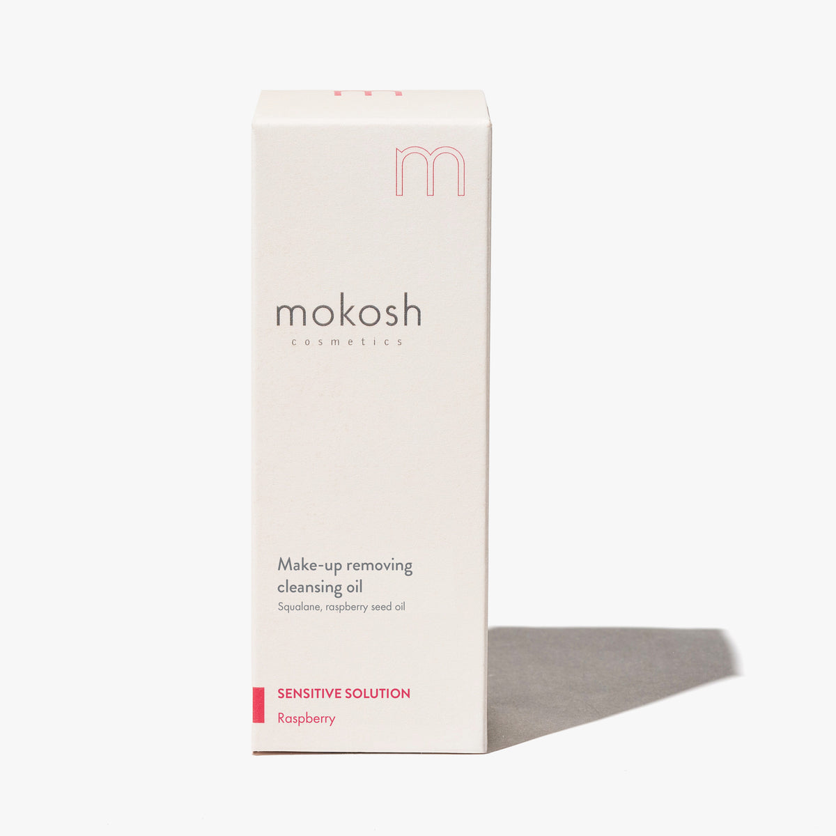 mokosh oog en gezicht demaquilleren makeup remover oil raspberry