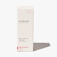mokosh oog en gezicht demaquilleren makeup remover oil raspberry