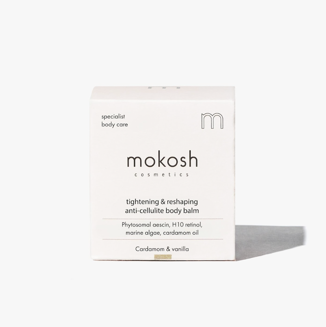 mokosh tightening and reshaping anti-cellulite body balm cardamom vanilla – verstevigende body creme