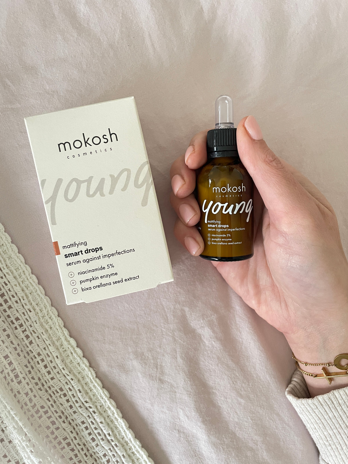 mokosh young smart drops mattifying serum against imperfections mat maken jeugd jonge huid tiener huid met puistjes