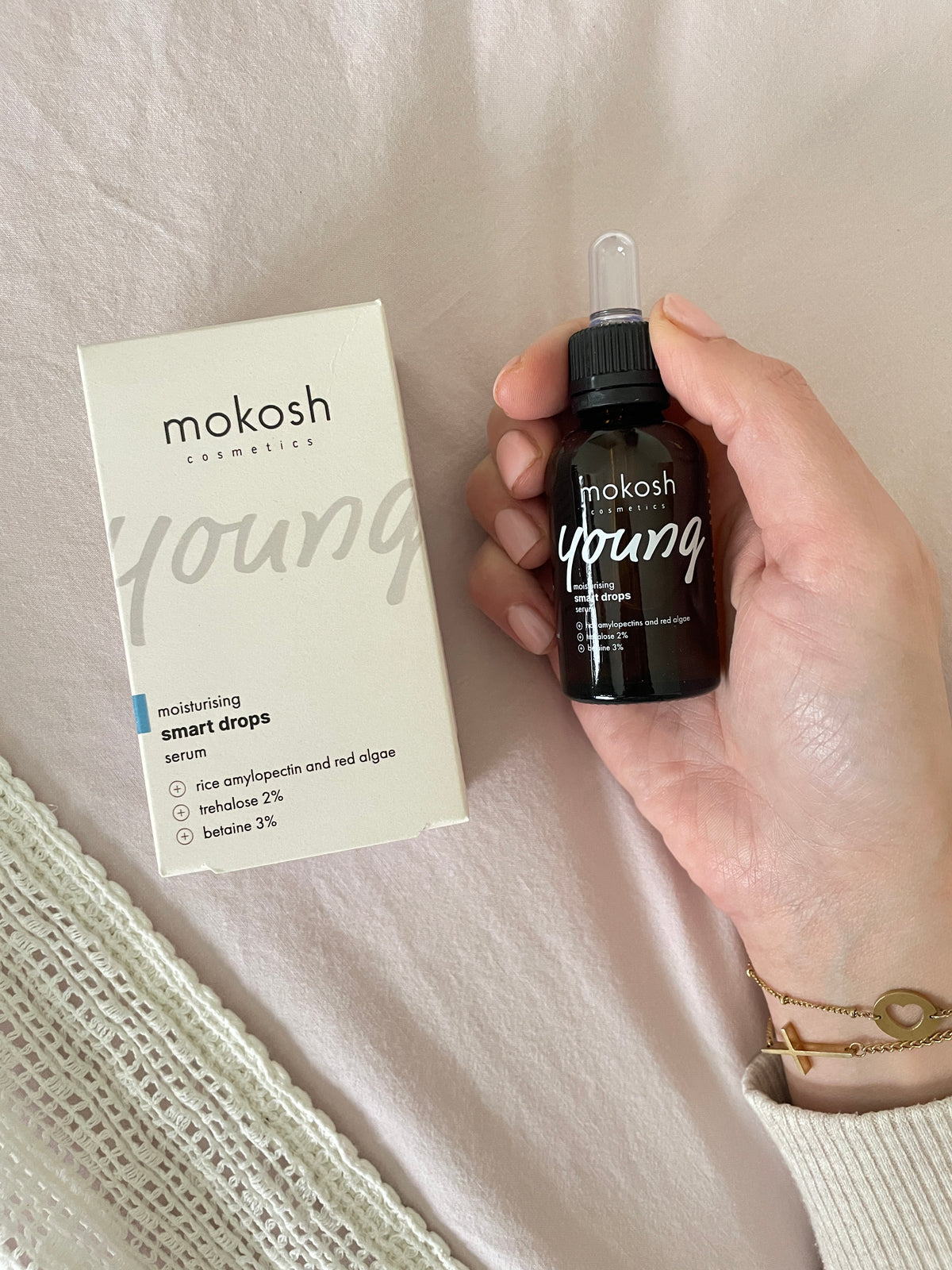 mokosh young smart drops moisturizing serum jeugd tiener huid jonge huid