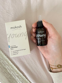 mokosh young smart drops moisturizing serum jeugd tiener huid jonge huid