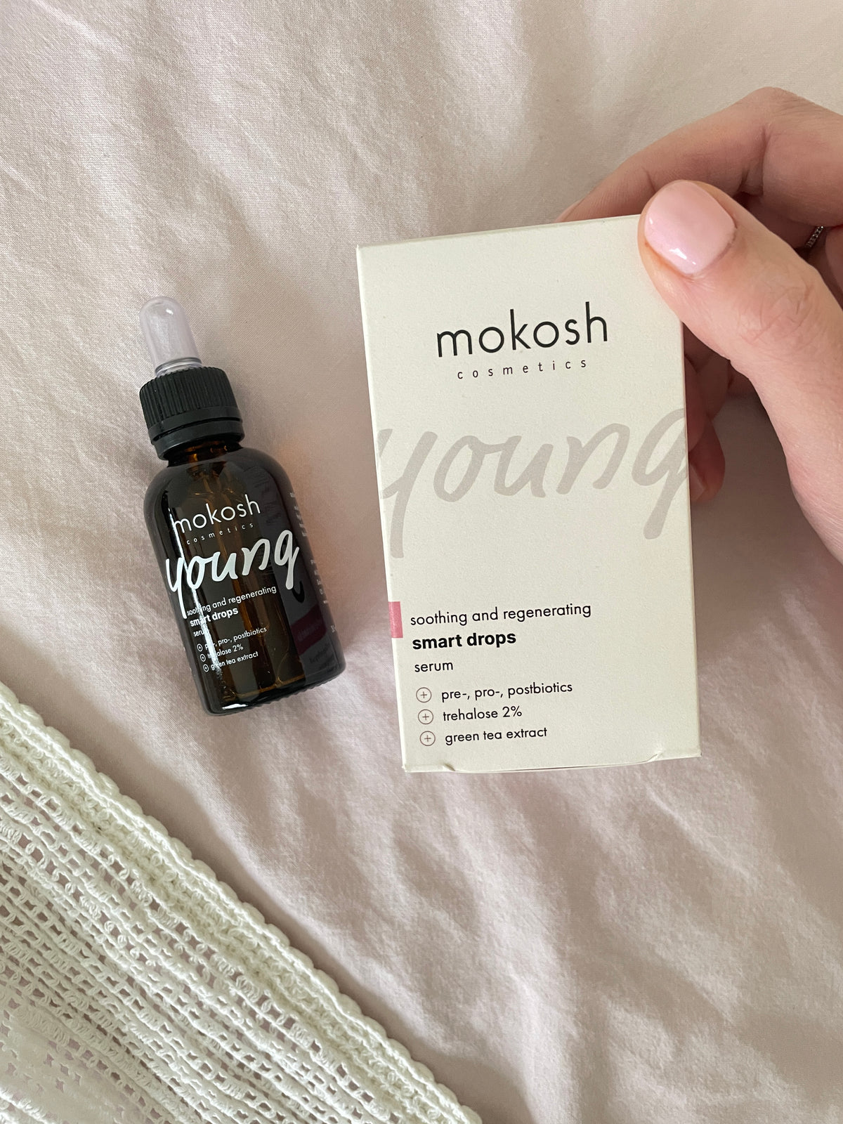 mokosh young smart drops soothing regenerating serum jeugdige huid kalmeren jonge huid tiener huid