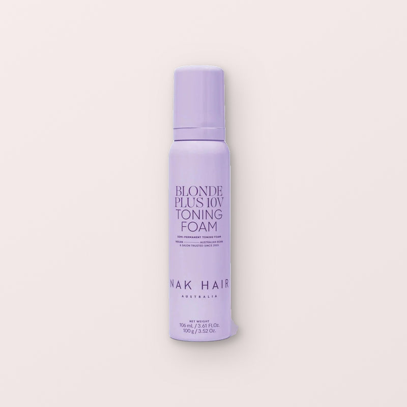 NAK hair Blonde plus 10V toning foam