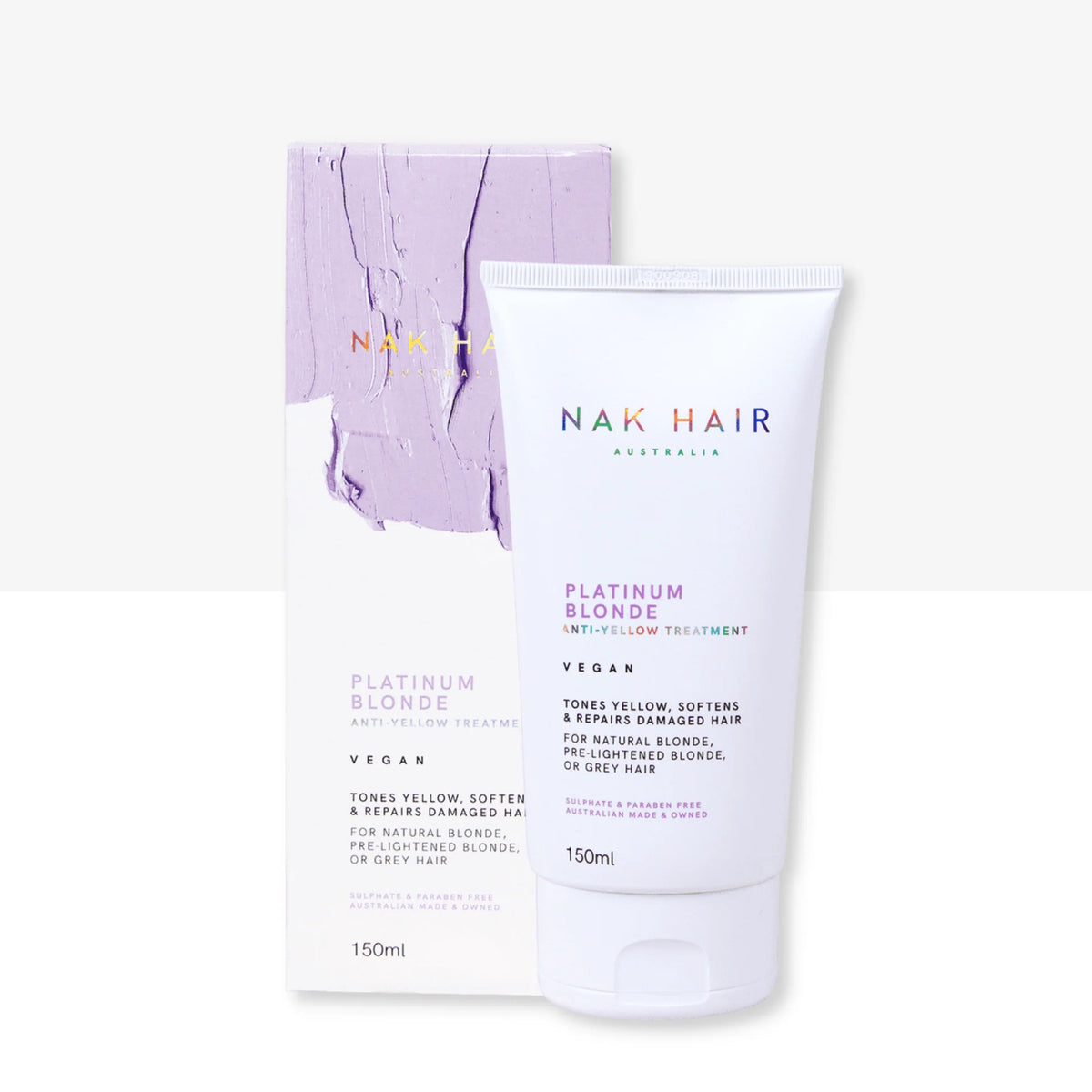 NAK hair | Platinum blonde anti-yellow treatment