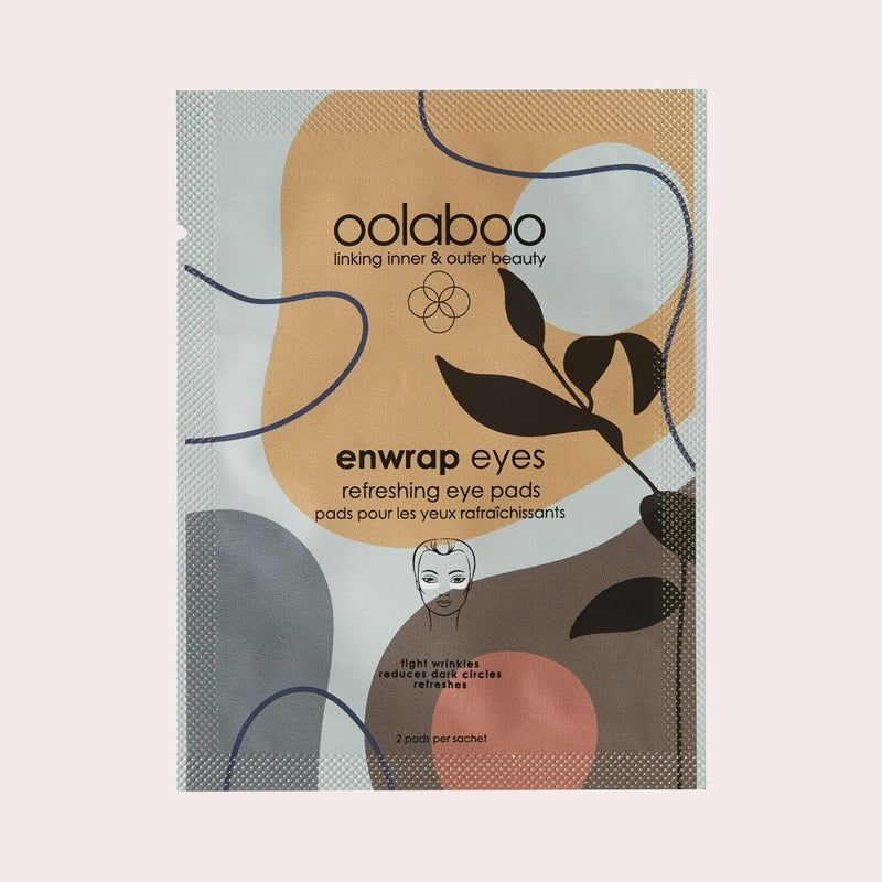Oolaboo Enwrap Eyes Refreshing Eye Pads, verfrissende oogpads met hyaluronzuur