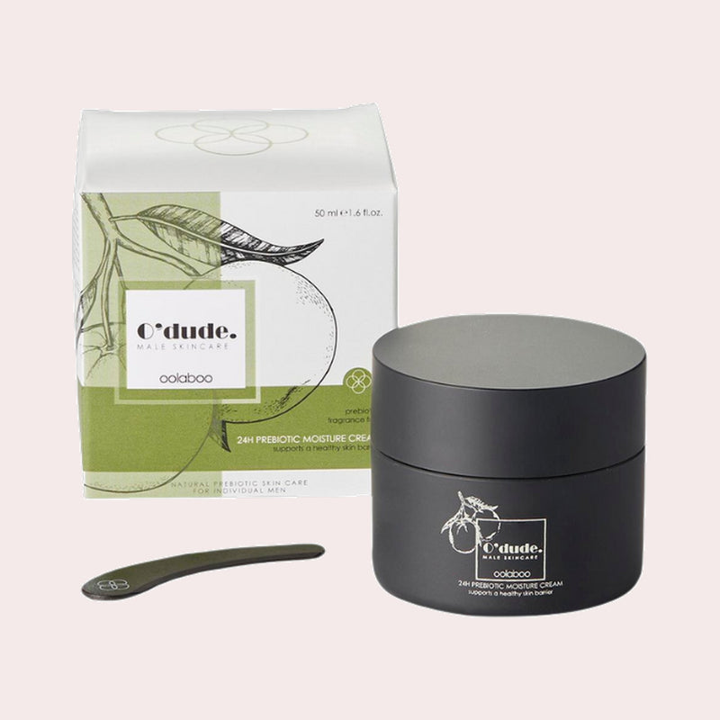 Oolaboo O'dude 24h Prebiotic Moisture Cream, hydraterende dag- en nachtcrème voor mannen