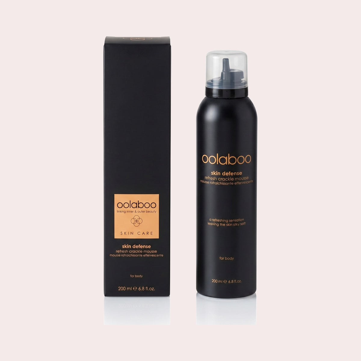 Oolaboo Skin Defense Refresh Crackle Mousse, verkoelende aftersun mousse