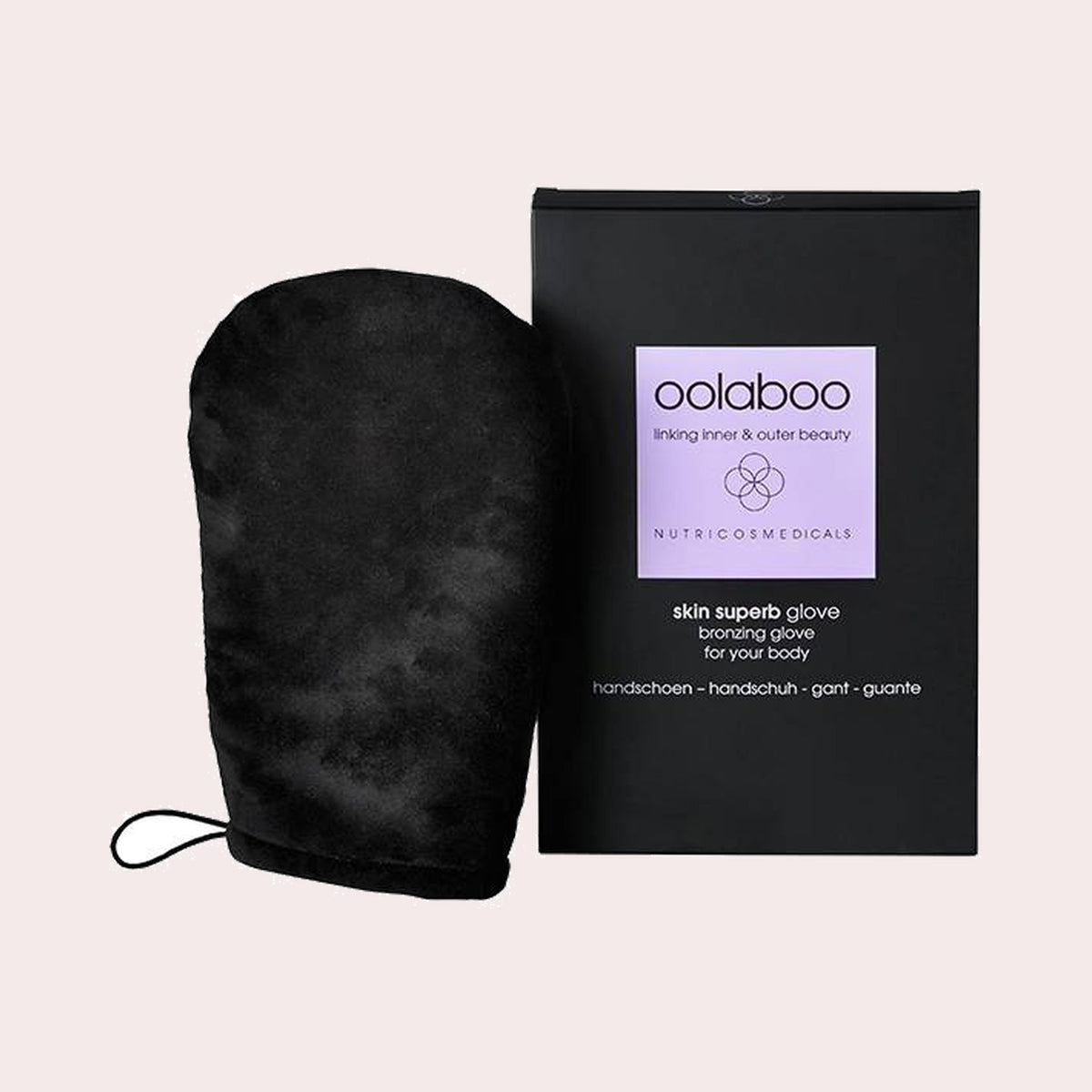 Oolaboo Skin Superb Bronzing Glove, handschoen om zelfbruiner streeploos op je lichaam aan te brengen