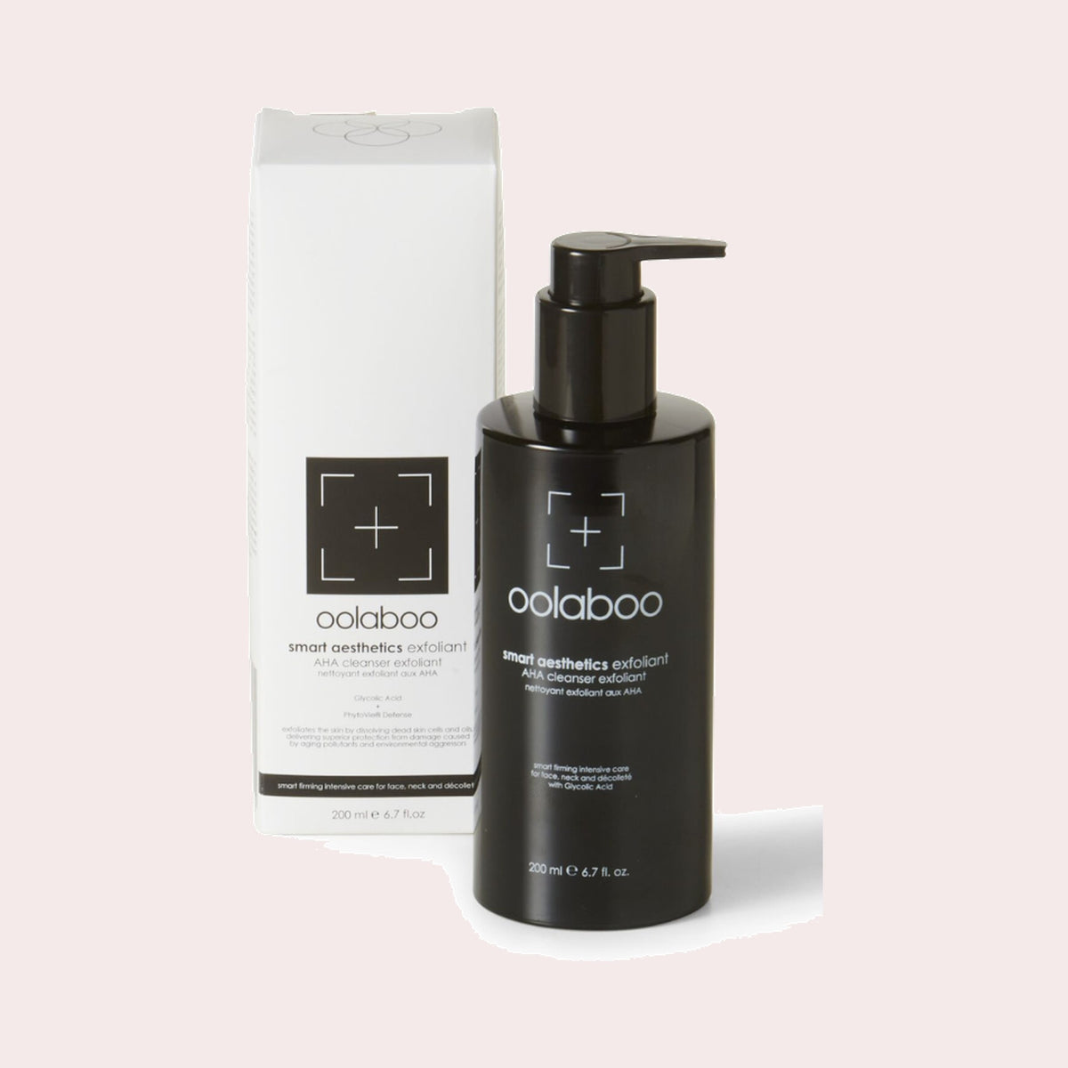 Oolaboo SMART Aesthetics AHA Cleanser Exfoliant, reiniger met glycolzuur voor een stralende teint