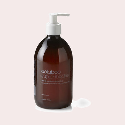 Oolaboo Super Foodies No Rinse Hand Gel, handgel die reinigt zonder water