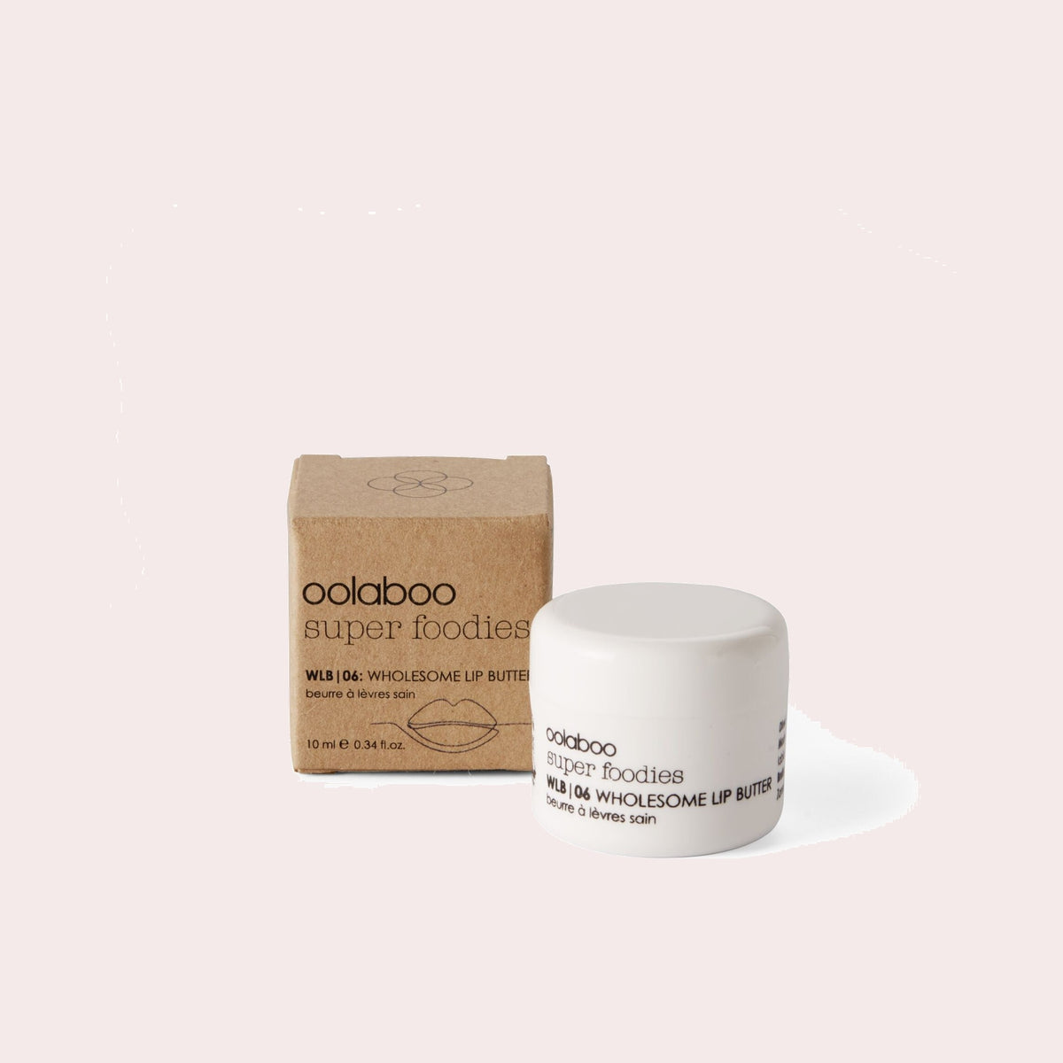 Oolaboo Super Foodies Wholesome Lip Butter, verzorgende lippenbalsem met sheaboter