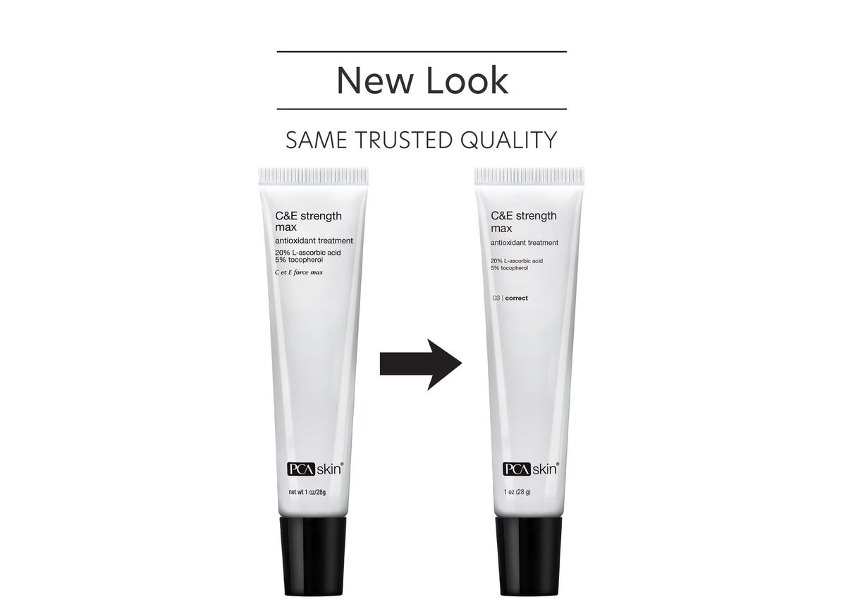 pca skin c and e strength max anti oxidanten nieuwe verpakking