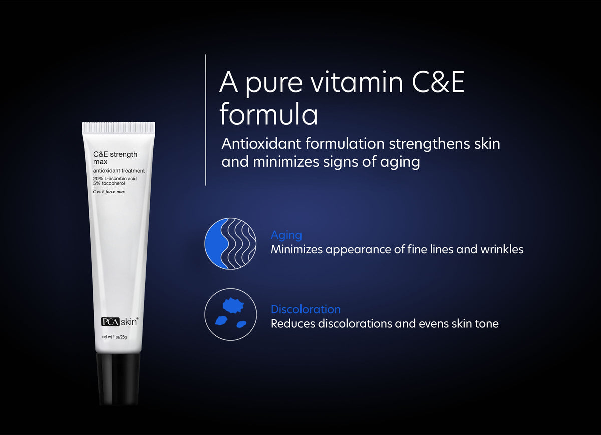 pca skin c and e strength max anti oxidanten werking