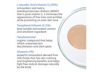 pca skin advanced anti oxidanten tegen huidveroudering en donkere vlekjes ingredienten