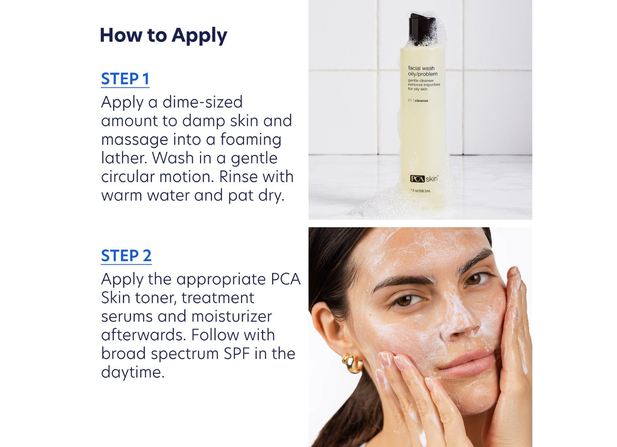 pca skin facial wash oily problem online kopen how to use