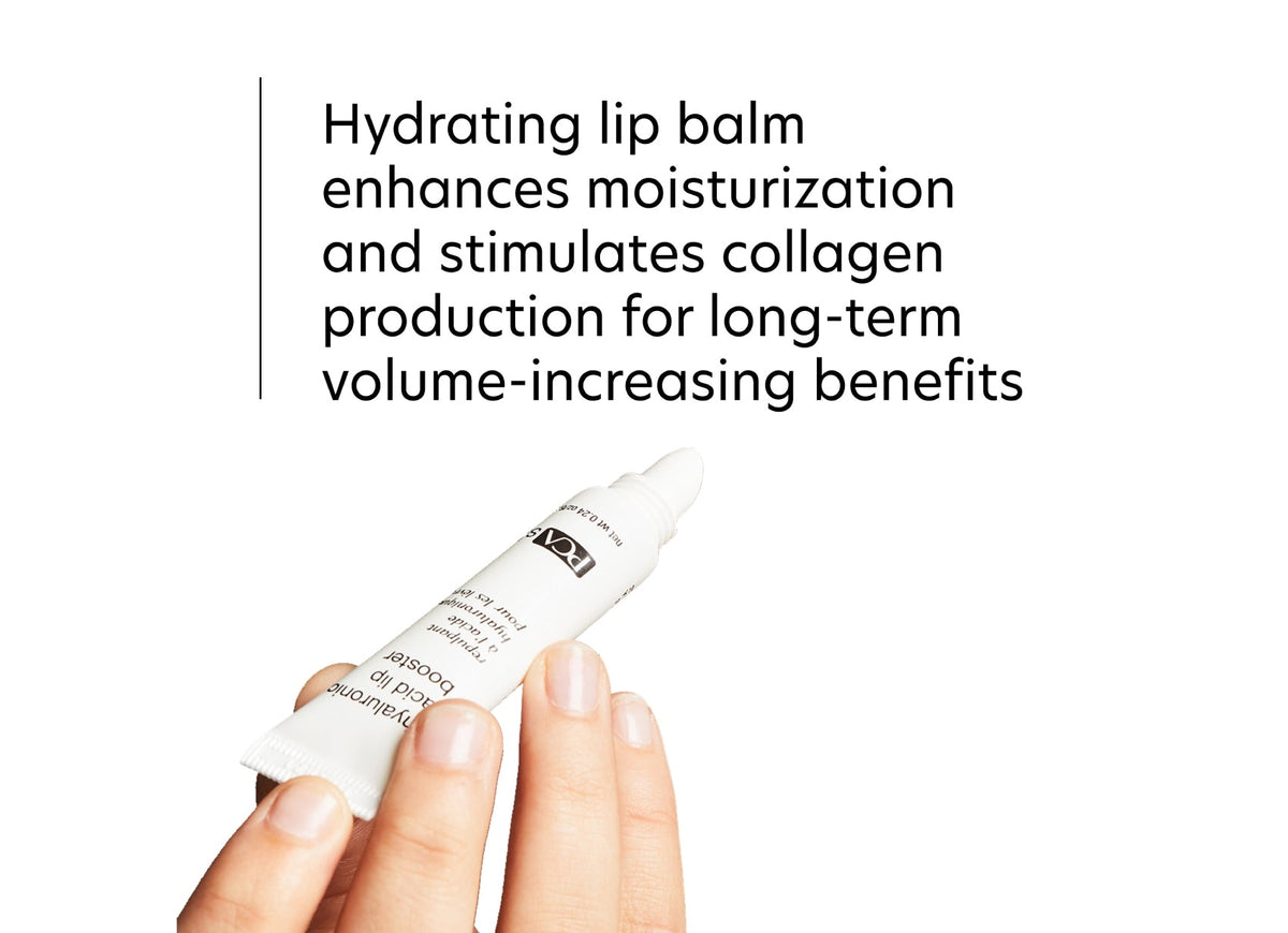 pca skin hyaluronic acid lip booster lipverzorging met hyaluronzuur tegen droge lippen en fijne lijntjes rond de mond