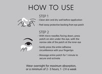 pca skin microneedling hyaluronic acid microneedle eye patches how to use