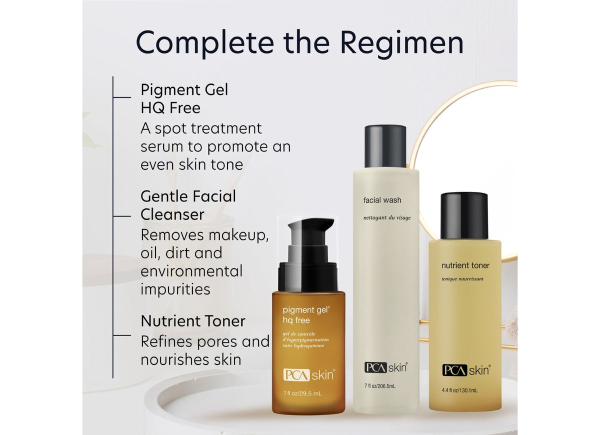 pca skin pigment gel tegen pigmentvlekken gezicht skincare routine