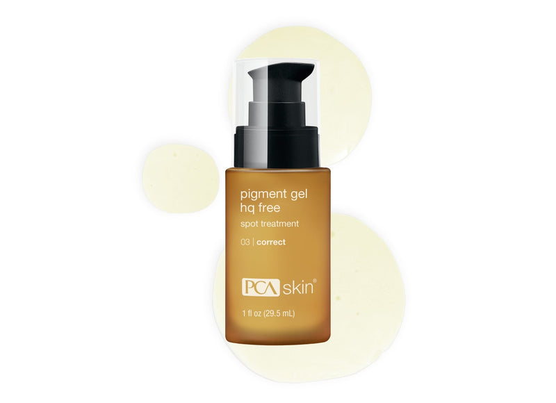 pca skin pigment gel tegen pigmentvlekken gezicht textuur