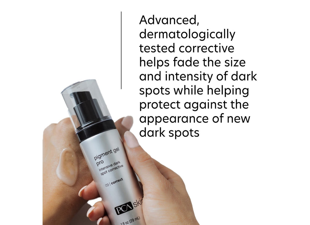 pca skin pigment gel pro tegen pigmentvlekken hyperpigmentatie resultaat