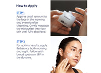 pca skin rebalance gezichtscrème om de huid de kalmeren en hydrateren how to use