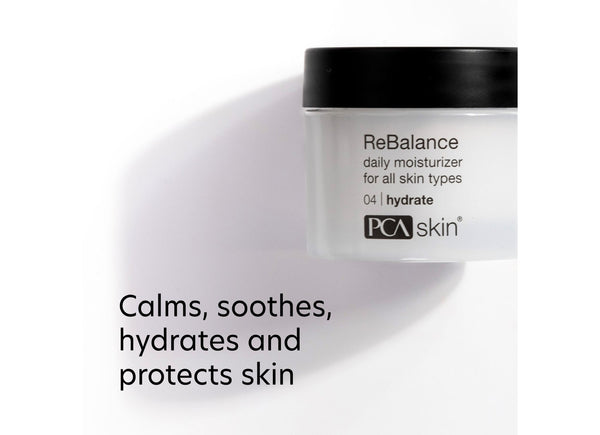 pca skin rebalance gezichtscrème kalmeert hydrateert en beschermt de huid