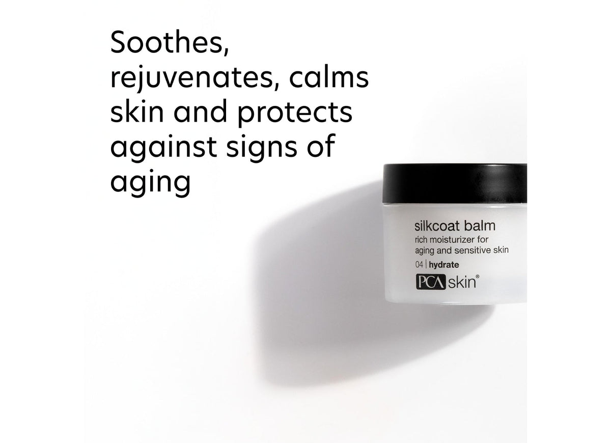 pca skin silkcoat balm kalmeert de huid en tegen huidveroudering