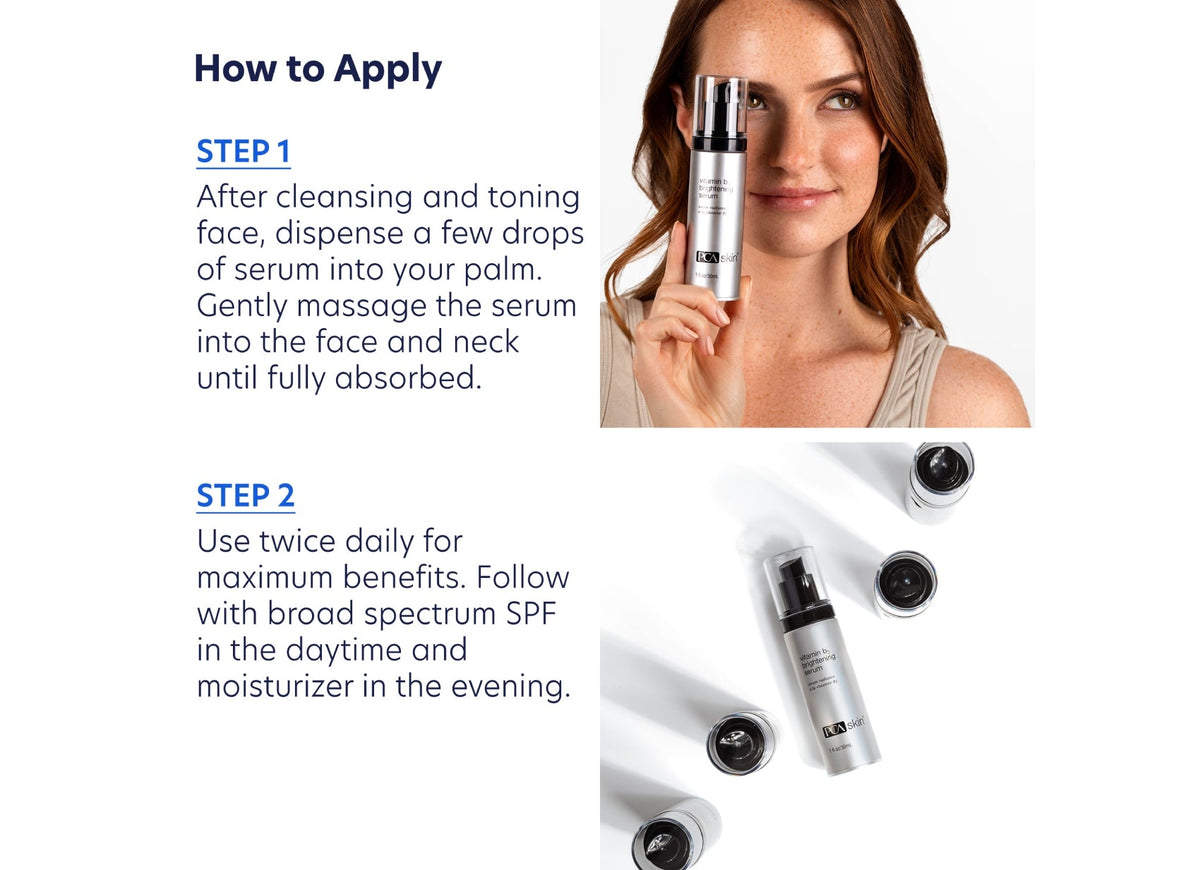 pca skin vitamin B3 serum pigmentvlekken hyperpigmentatie donkere vlekjes how to use