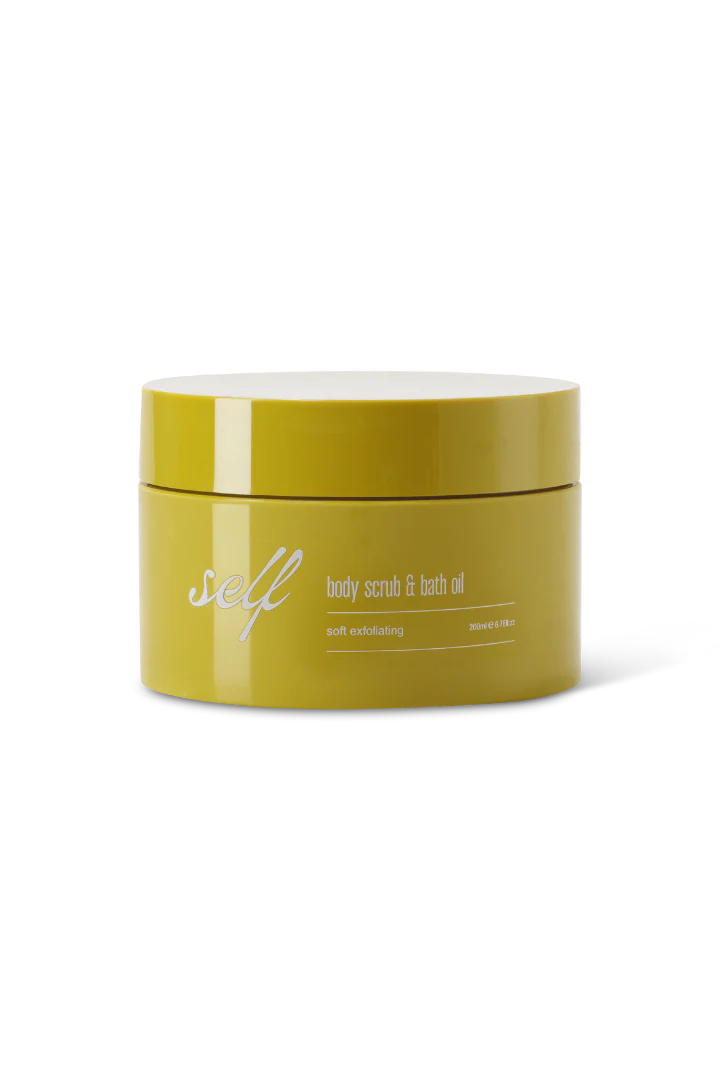 self body scrub & bath oil 200 ml