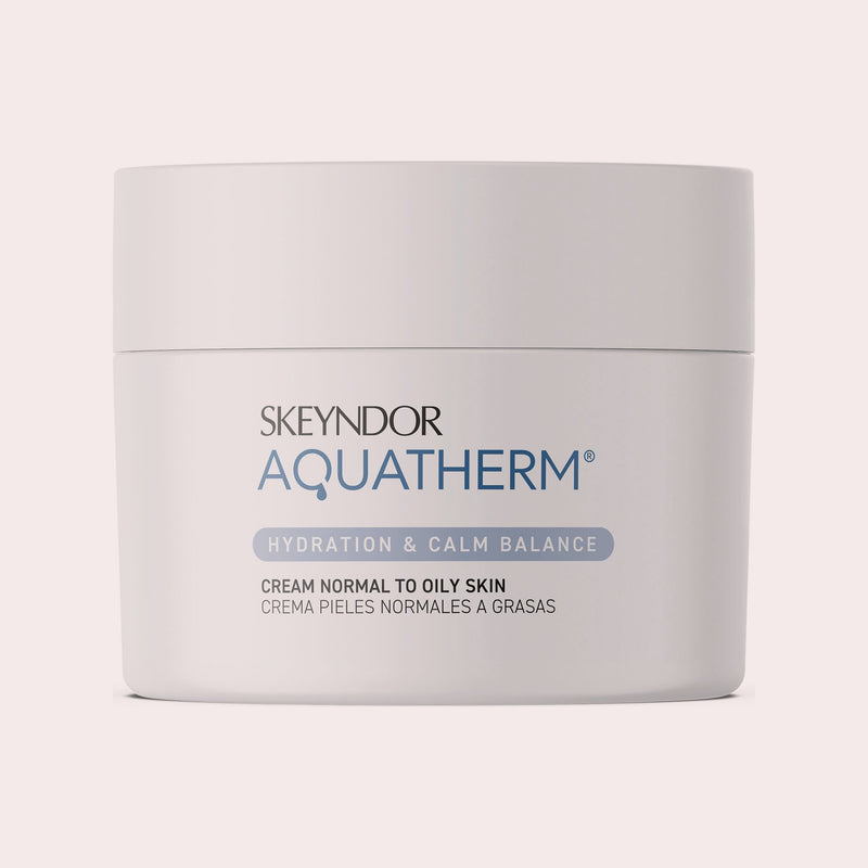 Skeyndor Aquatherm Cream Normal to Oily Skin, lichte crème voor een gevoelige vette huid