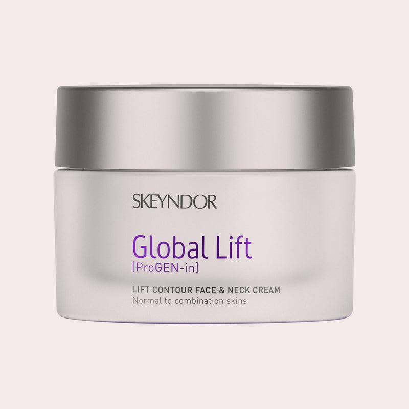 Skeyndor Global Lift Lift Contour Face & Neck Cream Normal to Combination Skin, liftcrème hals gemengde huid