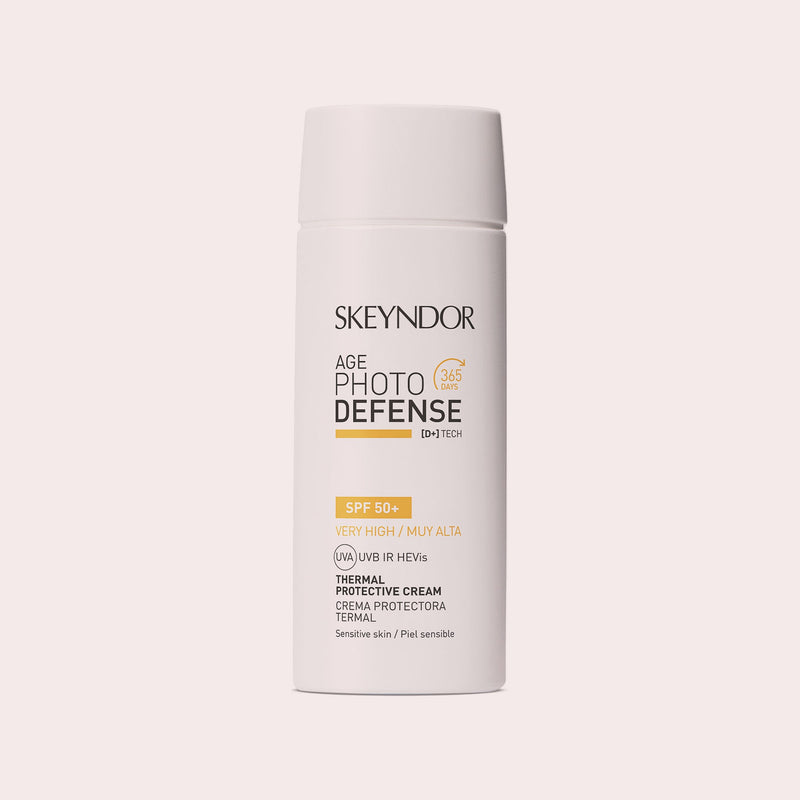 Skeyndor Photo Age Defense Thermal Protective Cream Sensitive Skin SPF 50+, zonnecrème SPF 50+ gevoelige huid