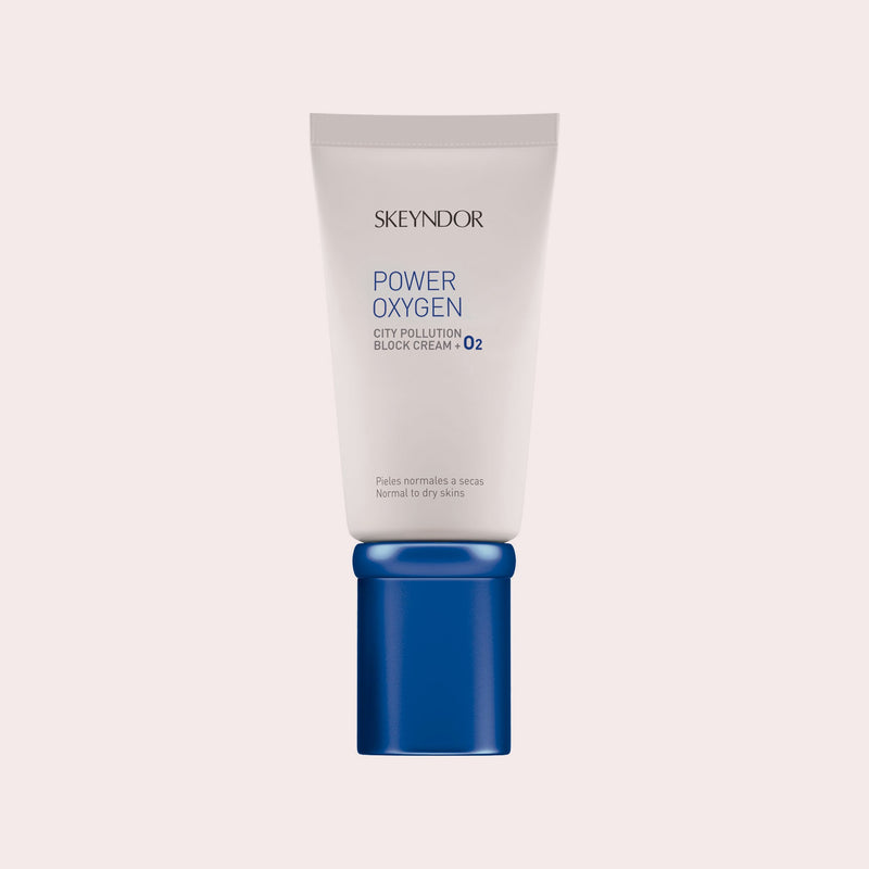 Skeyndor Power Oxygen City Pollution Block Cream + O2 Normal to Dry Skin, zuurstofcrème voor een vermoeide droge huid