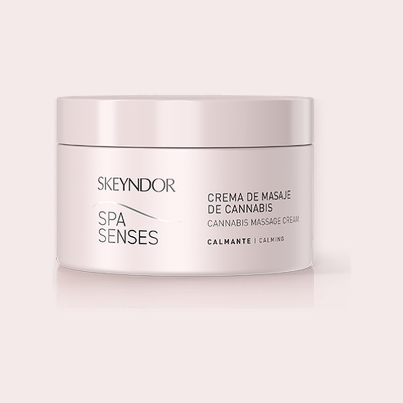Skeyndor Spa Senses Cannabis Massage Cream, kalmerende massagecrème met hennepolie