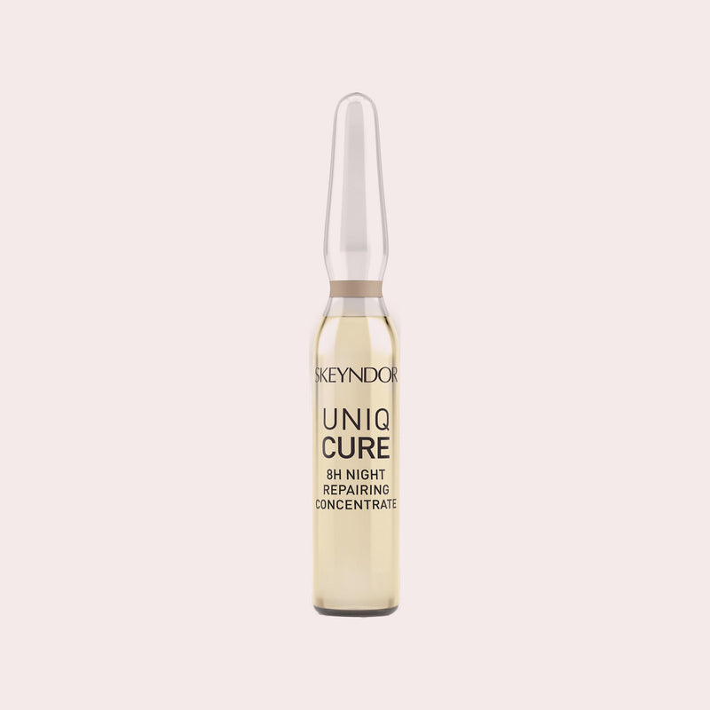 Skeyndor Uniqcure 8H Night Repairing Concentrate, herstellende nachtampul voor een vermoeide huid