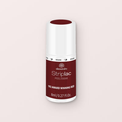 Alessandro Striplac Peel or Soak Gellak Award Winning Red 192