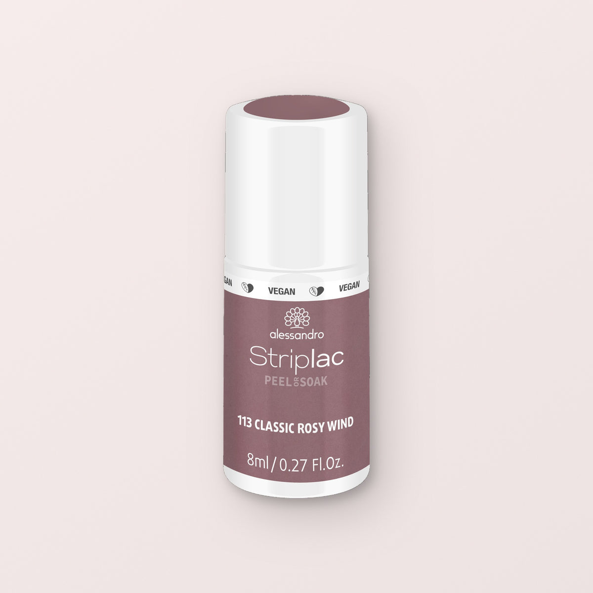 Alessandro Striplac Peel or Soak Gellak Classic Rosy Wind 113