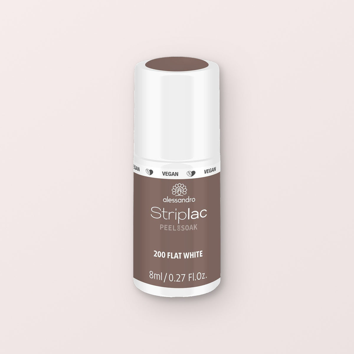 Alessandro Striplac Peel or Soak Gellak Flat White 200