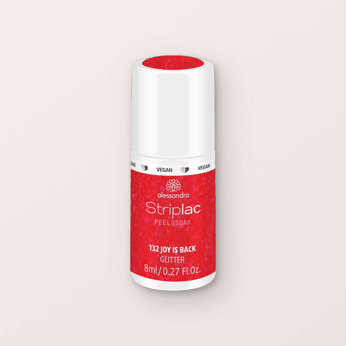 Alessandro Striplac Peel or Soak Gellak Joy Is Back glitter 132