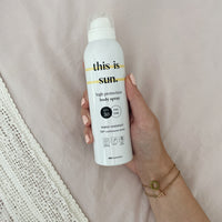 this is us this is sun spray spf30