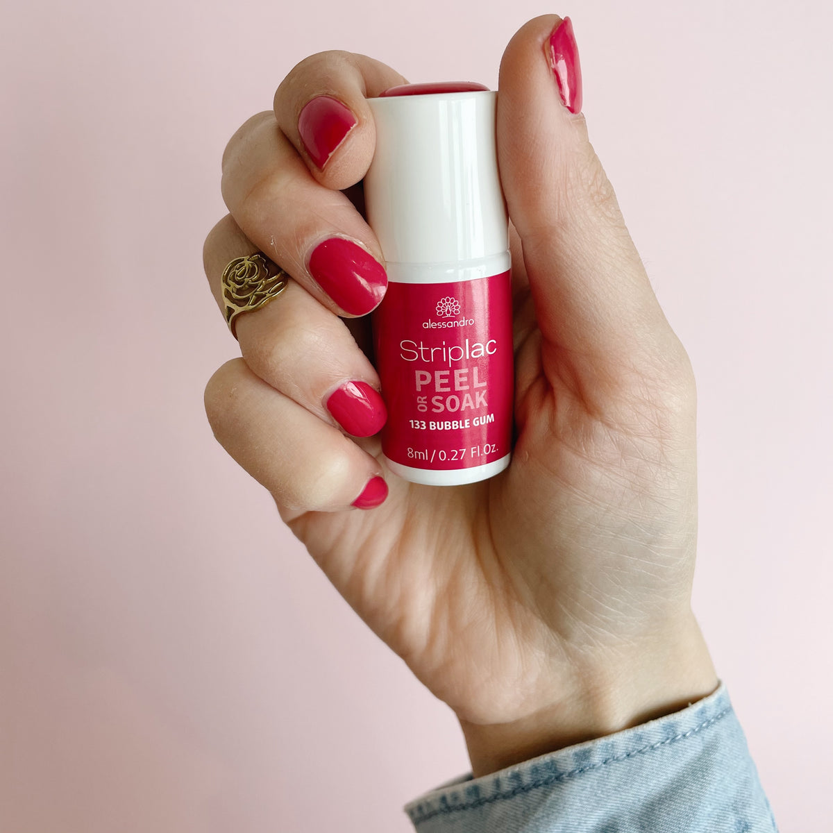 Alessandro | Striplac Peel or Soak Gellak - Bubble Gum 133