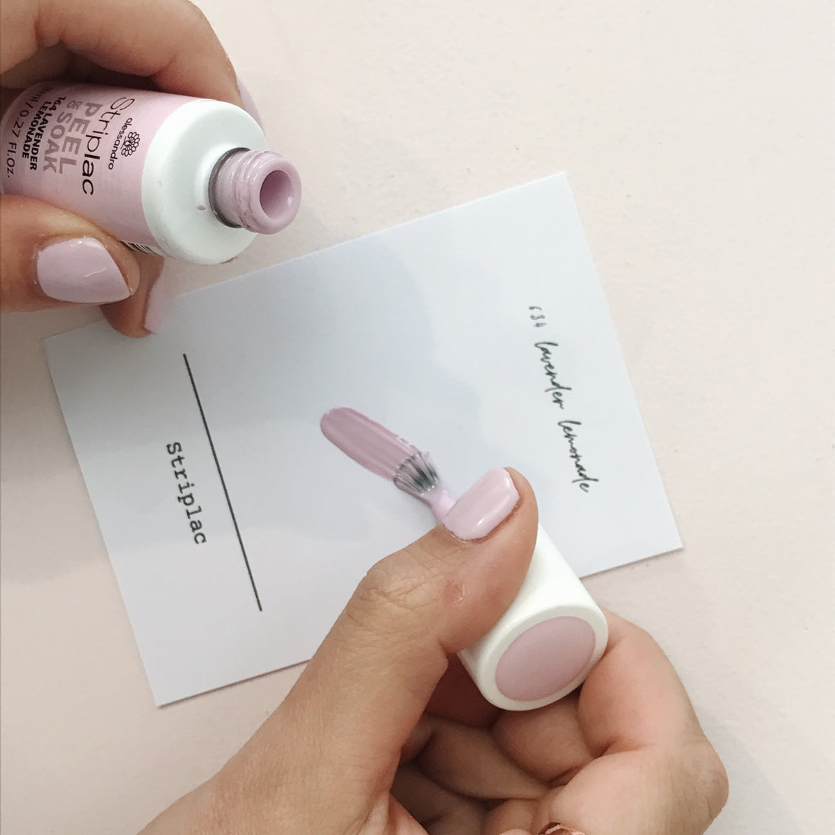 Alessandro | Striplac Peel or Soak Gellak - Lavender Lemonade 164