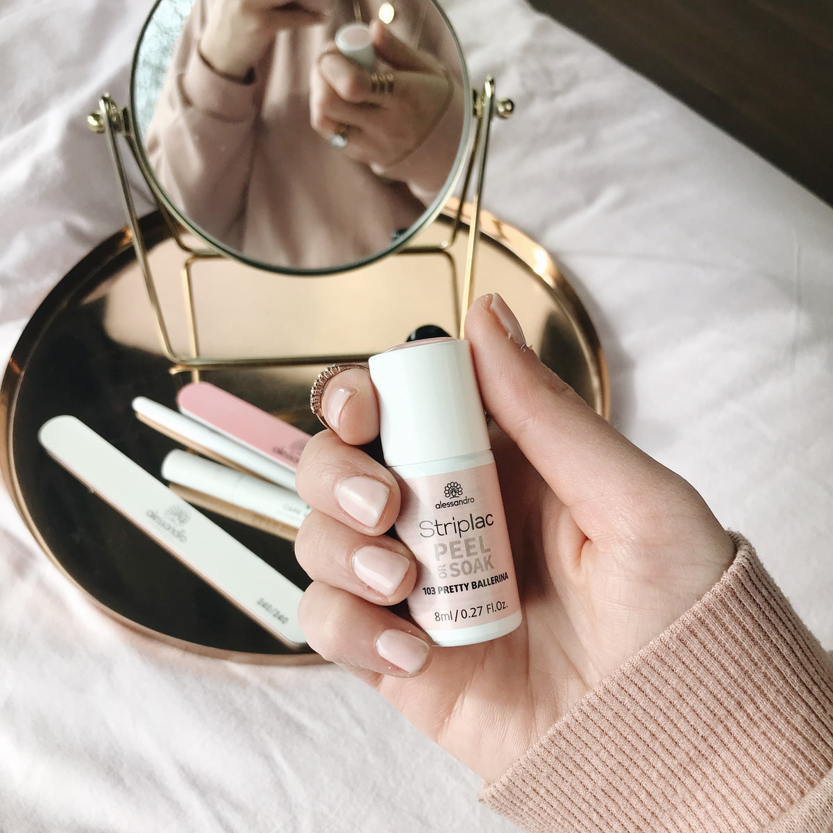 striplac peel or soak gellak - french rose 486