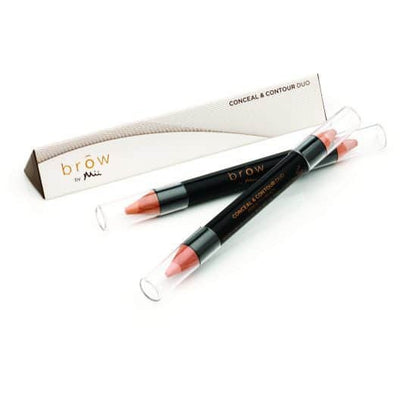 Mii Cosmetics Conceal & Contour Duo voor wenkbrauwen, verpakking