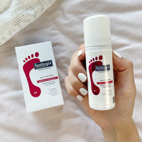 footlogix nail tincture spray online kopen behandeling tegen schimmelnagels en verkleurde teennagels