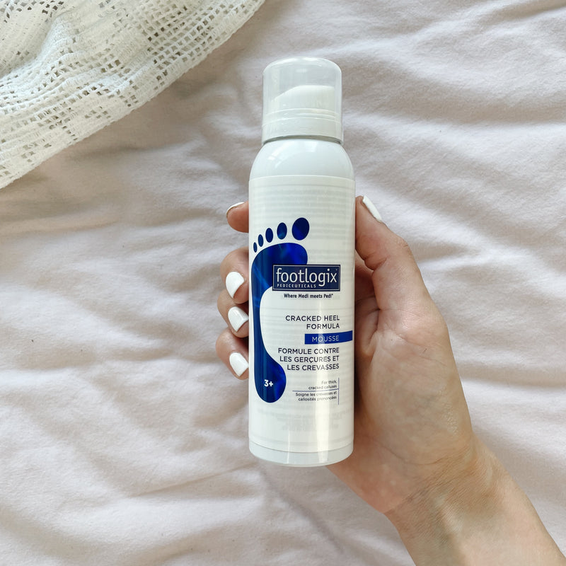 cracked heel voetmousse om voetkloven te herstellen