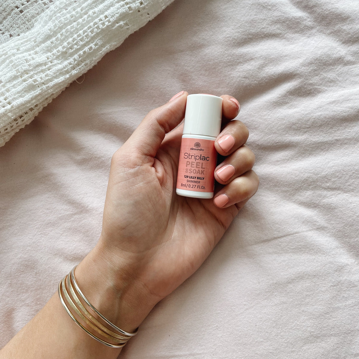 Alessandro | Striplac Peel or Soak Gellak - Lilly Billy Shimmer 129