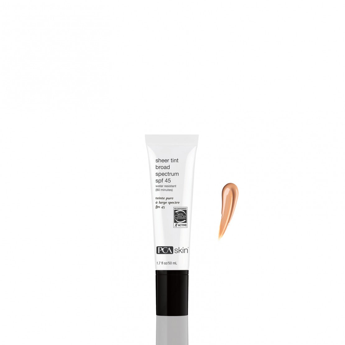 pca skin sheer tint broad spectrum spf 45 getinte dagcreme